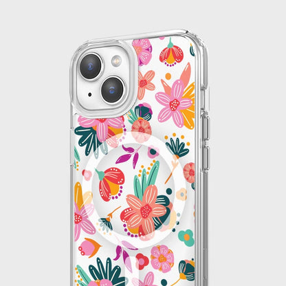 iPhone 15 Case With MagSafe - Spring Flower