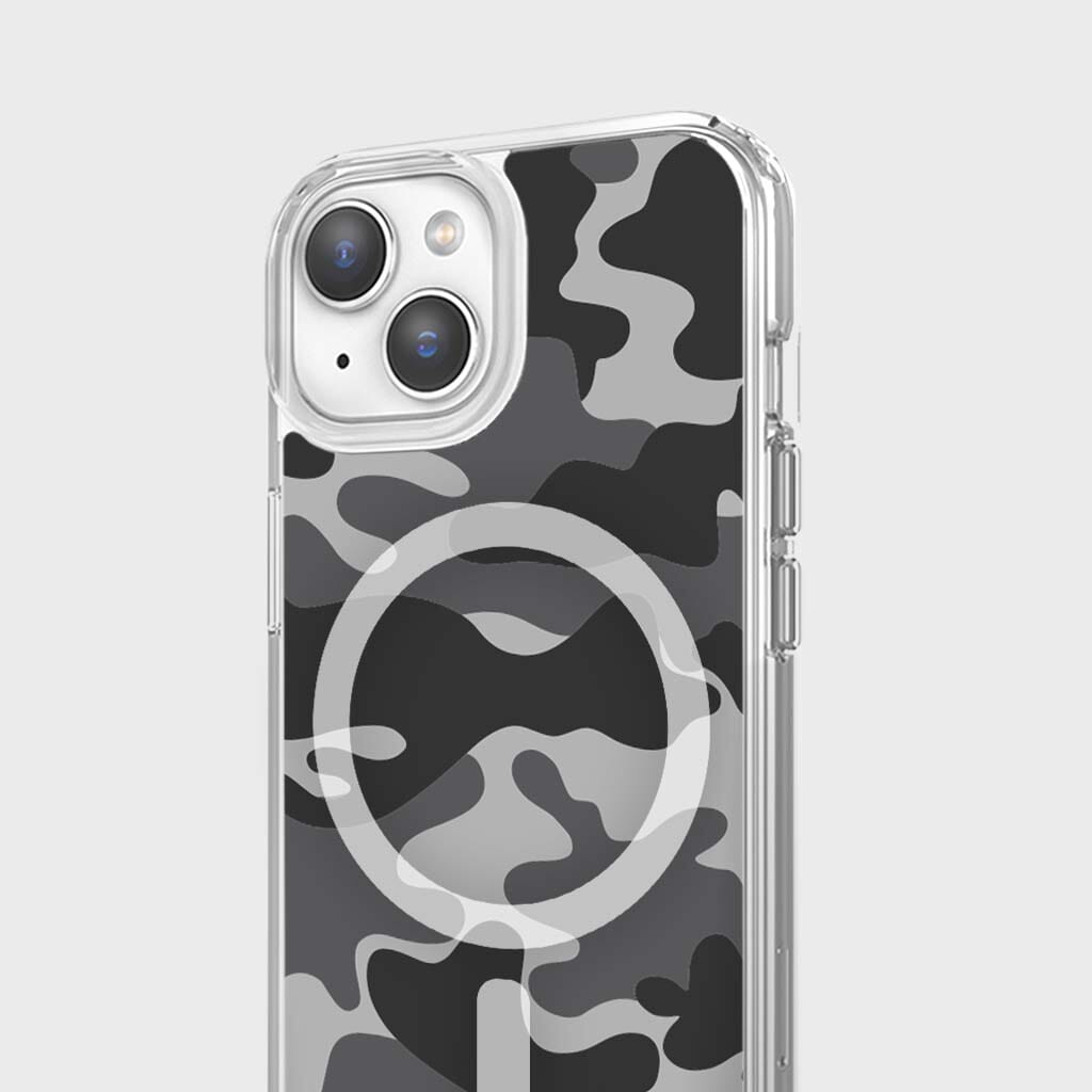 iPhone 15 Case With MagSafe - Black Camo