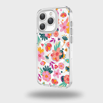 iPhone 15 Pro Case With MagSafe - Spring Flower