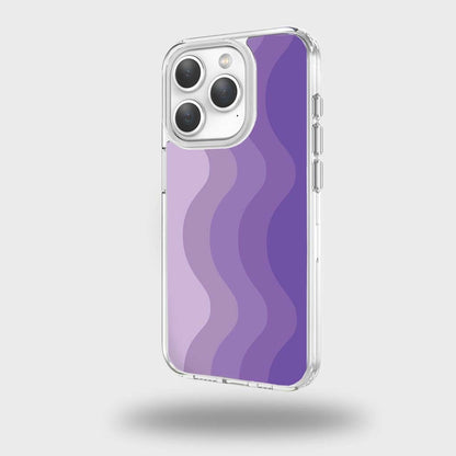 iPhone 15 Pro Case With MagSafe - Purple Wave