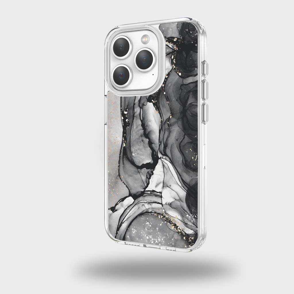 iPhone 15 Pro Max Case With MagSafe - Black Marble