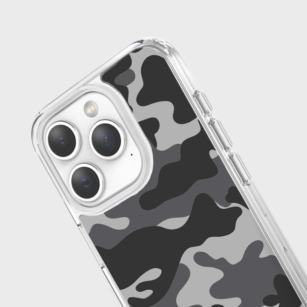 iPhone 15 Pro Max Case With MagSafe - Black Camo