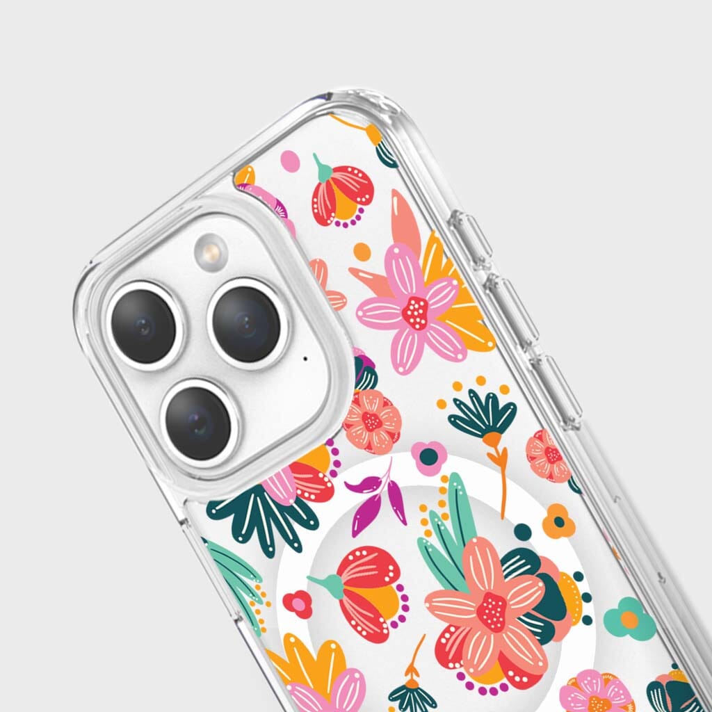 iPhone 15 Pro Case With MagSafe - Spring Flower