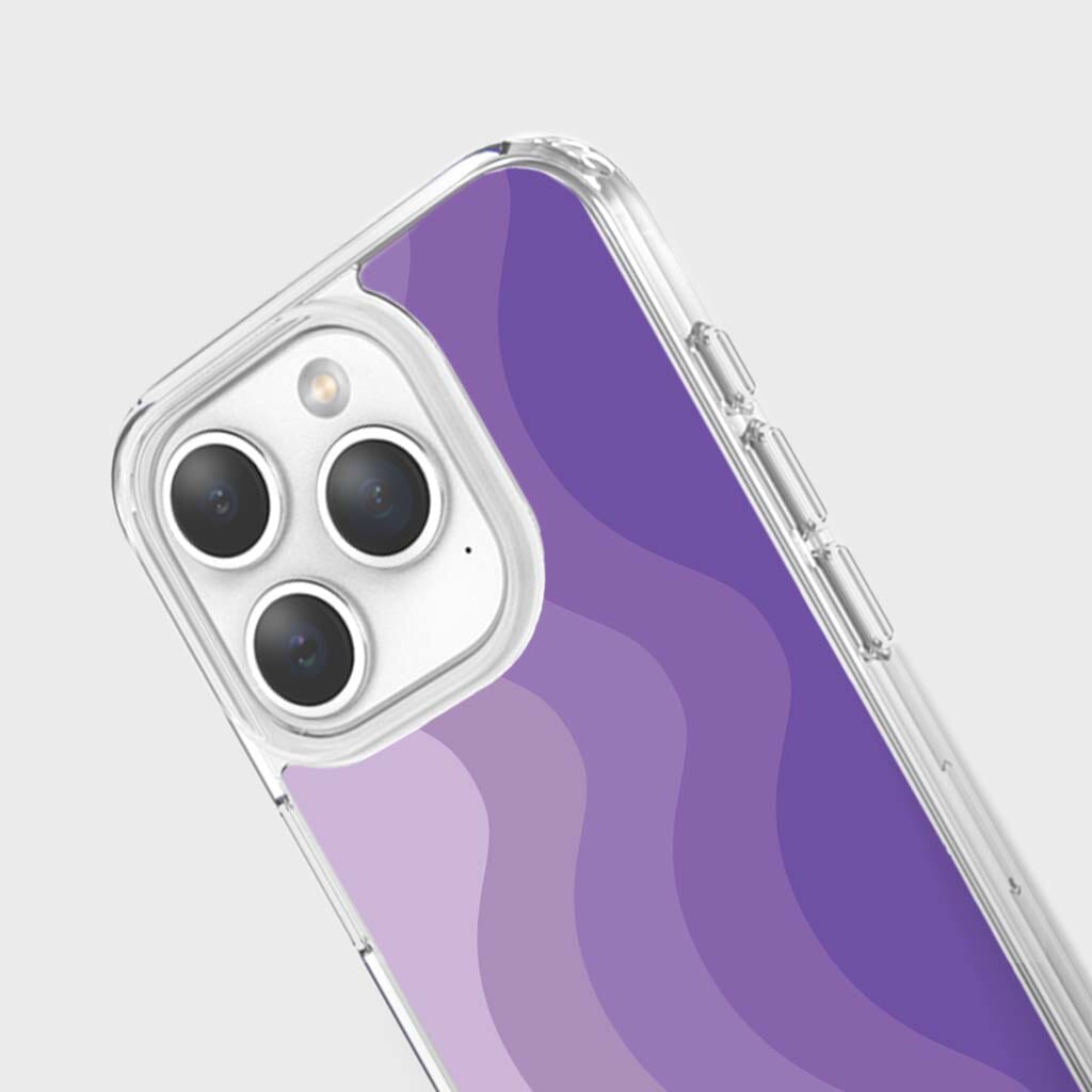 iPhone 15 Pro Case With MagSafe - Purple Wave