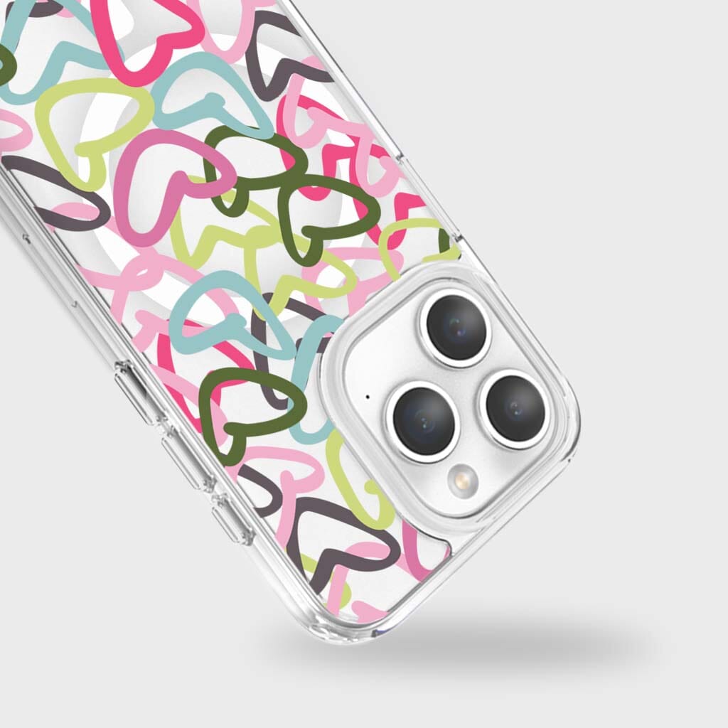 iPhone 15 Pro Clear Case - Graffiti Design