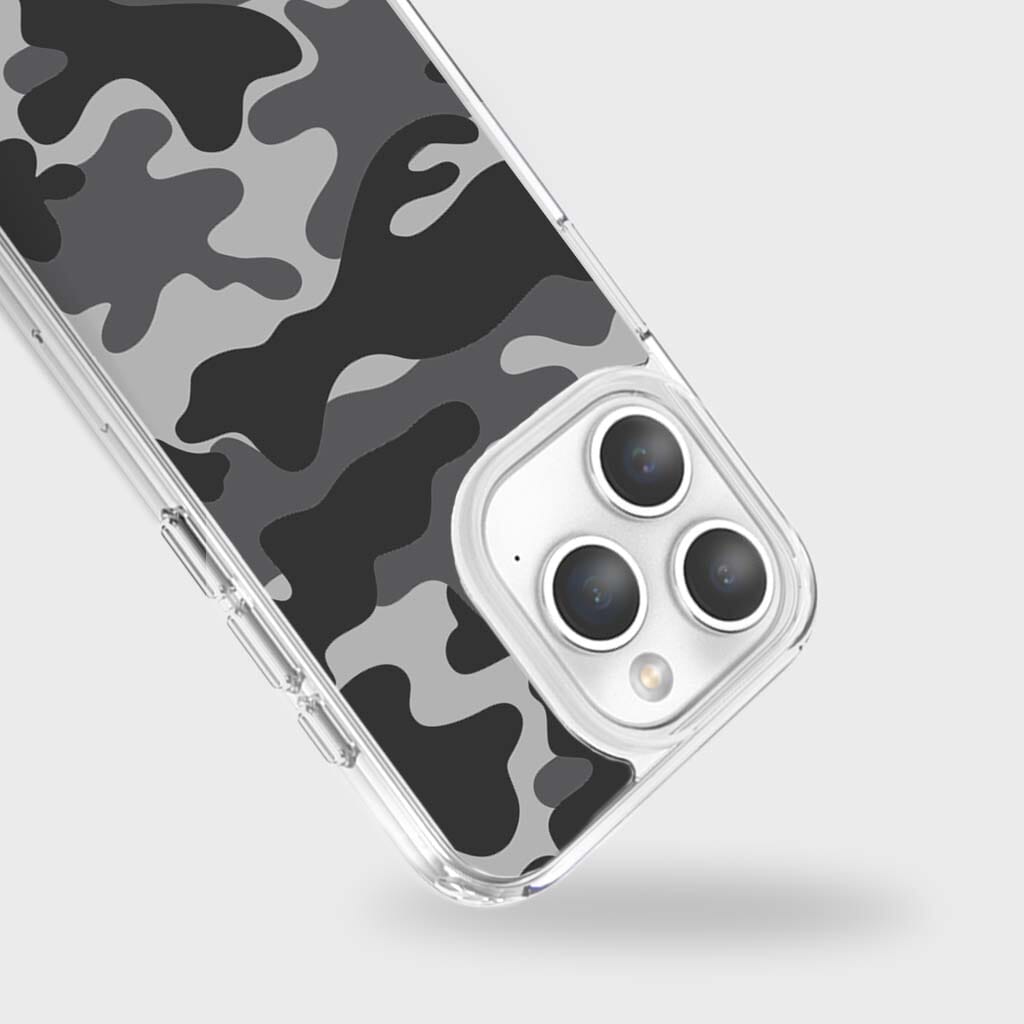 iPhone 15 Pro Max Case With MagSafe - Black Camo