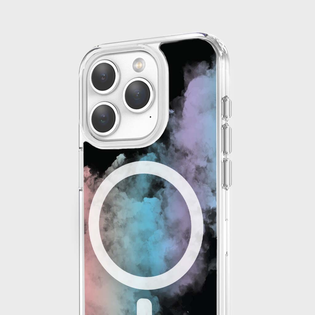 iPhone 15 Pro Case With MagSafe - Rainbow Cloud