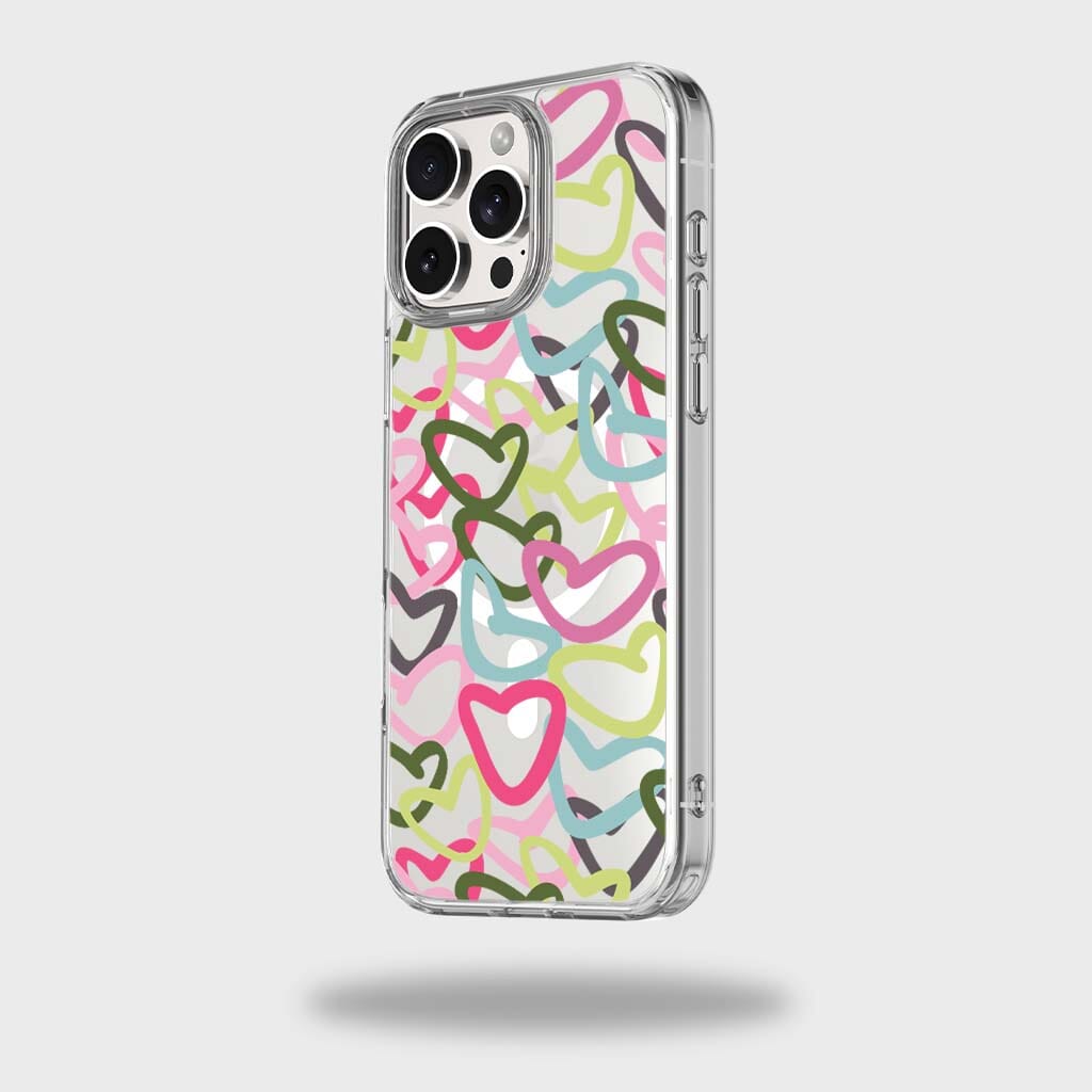 iPhone 16 Pro Max Clear Case - Graffiti Design