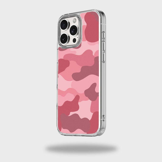 MagSafe iPhone 16 Pro Max Pink Camo Case