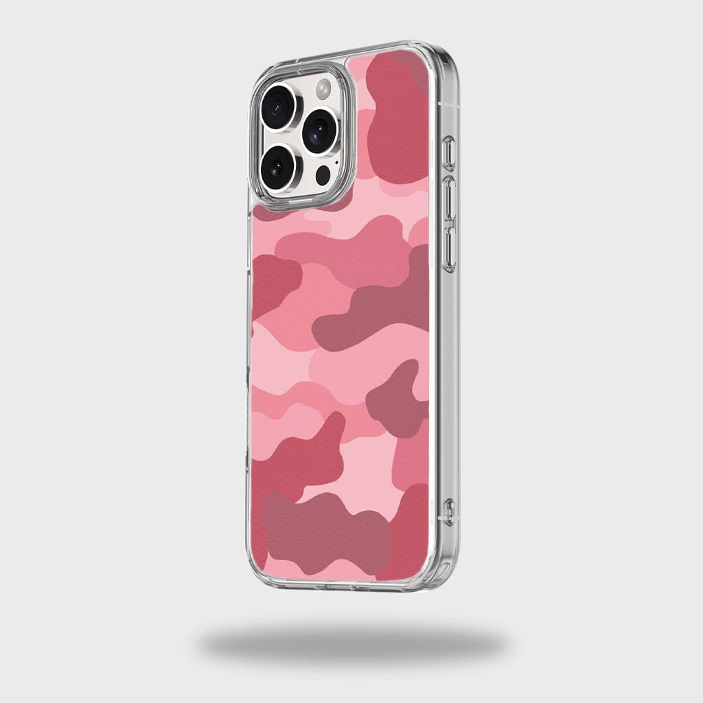 MagSafe iPhone 16 Pro Pink Camo Case