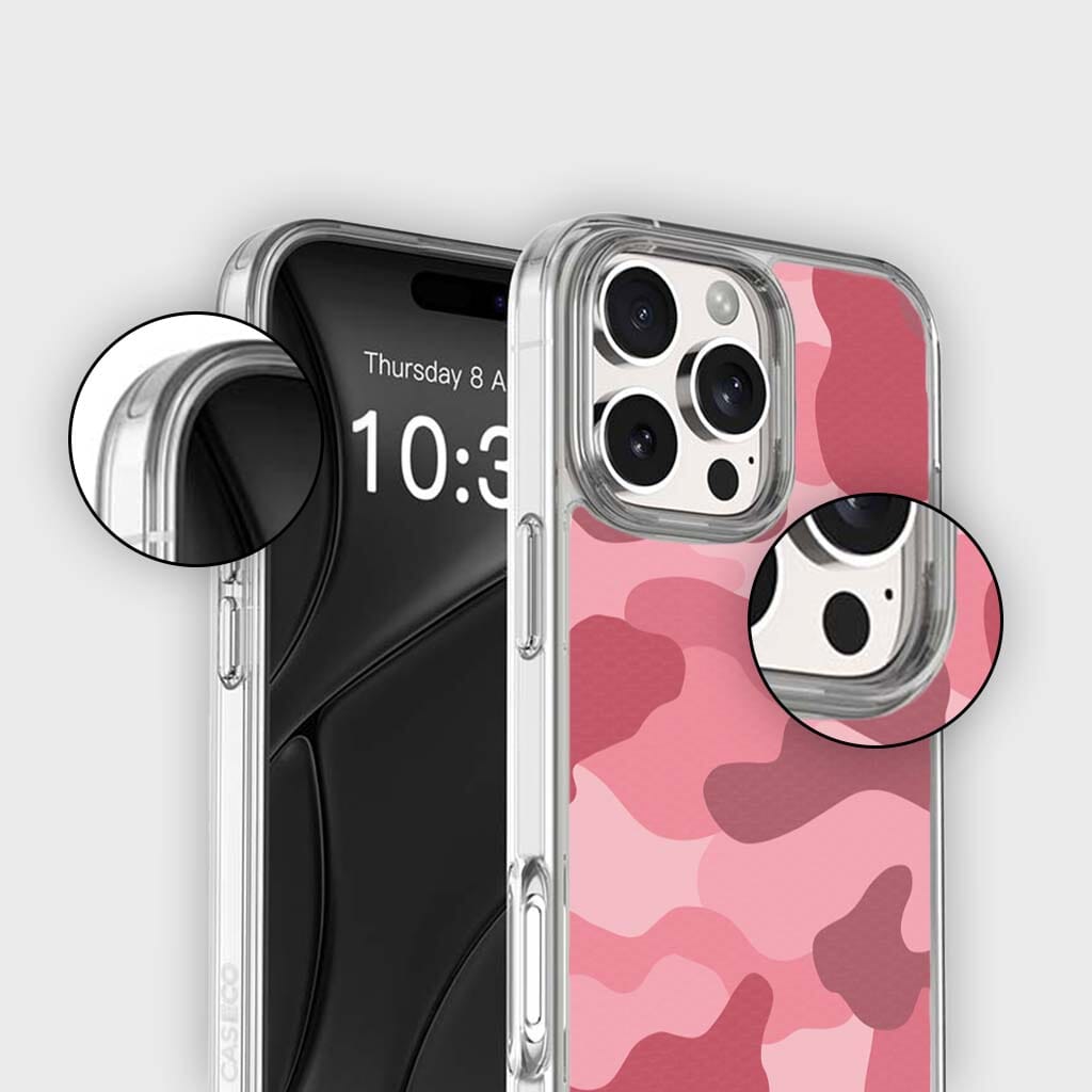 MagSafe iPhone 16 Pink Camo Case