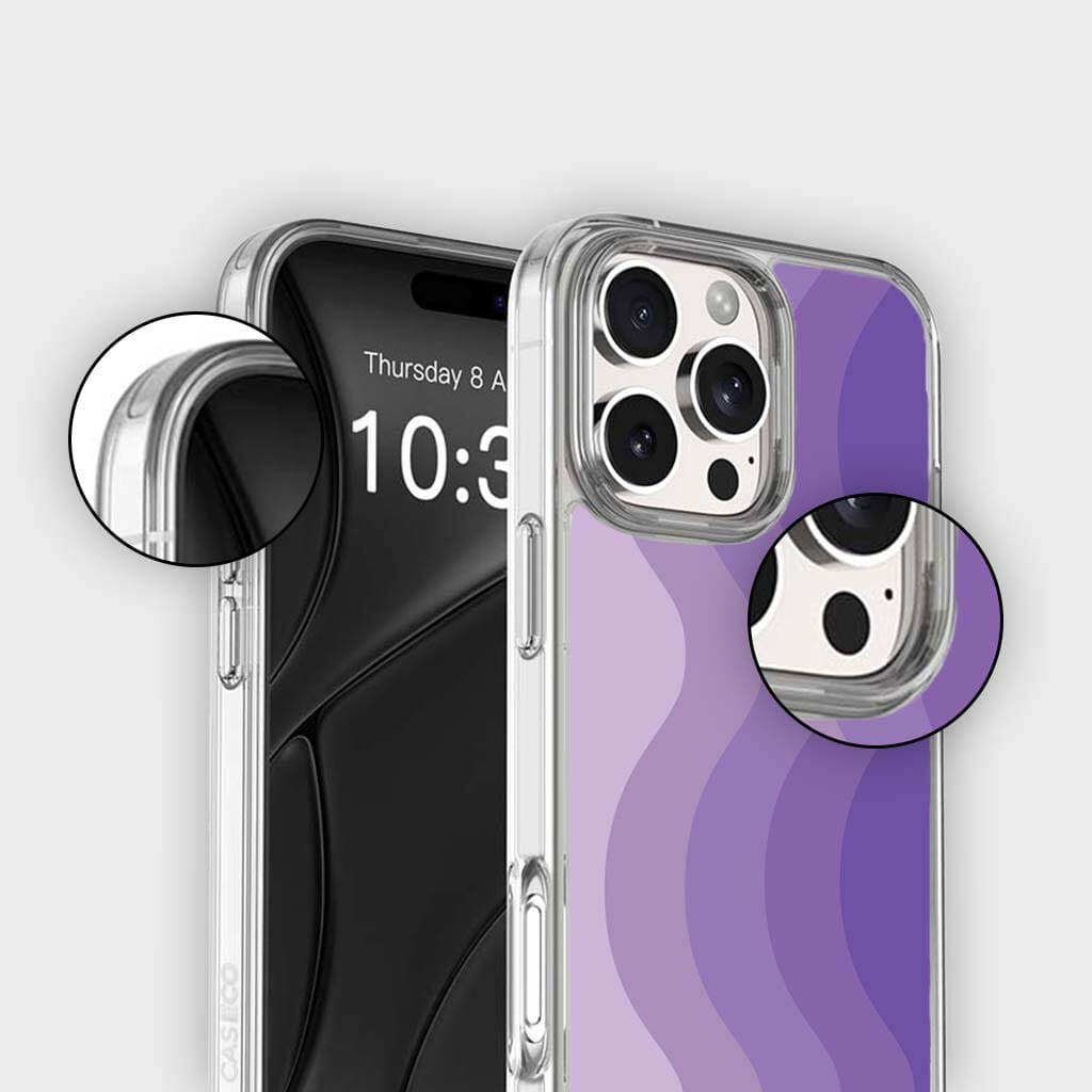 iPhone 16 Pro Max Case With MagSafe - Purple Wave