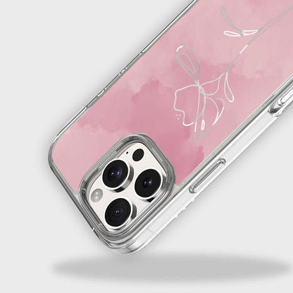 iPhone 16 Pro Case With MagSafe - Pink Flower