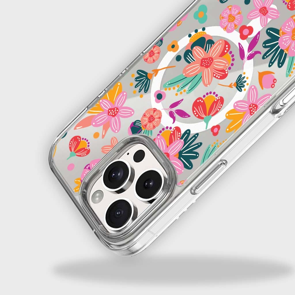 iPhone 16 Pro Case With MagSafe - Spring Flower