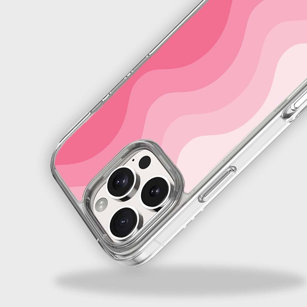 MagSafe iPhone 16 Pro Pink Wave Case