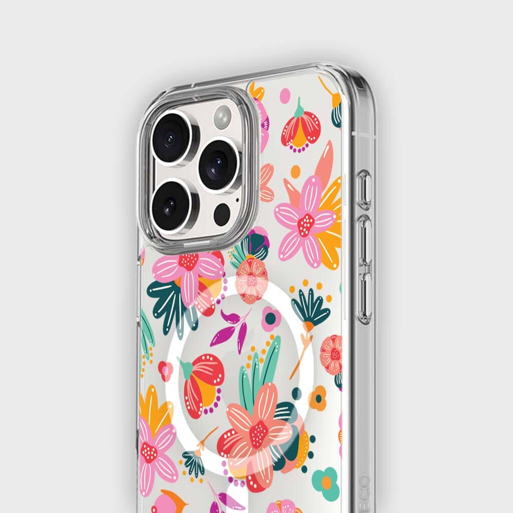 iPhone 16 Case With MagSafe - Spring Flower