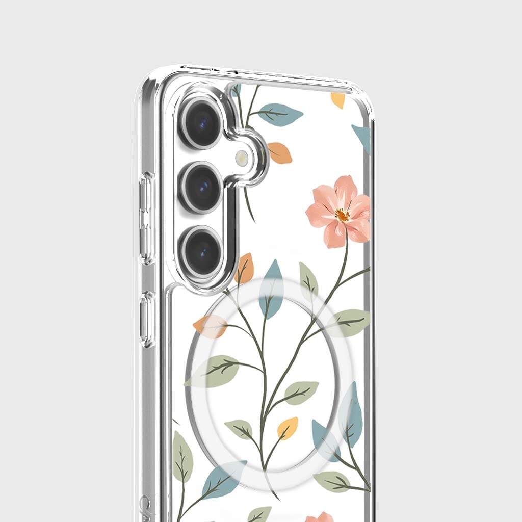 Samsung Galaxy S25 Easter Floral Clear Case