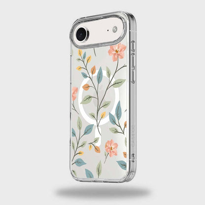 MagSafe iPhone 17 Air Easter Floral Clear Case