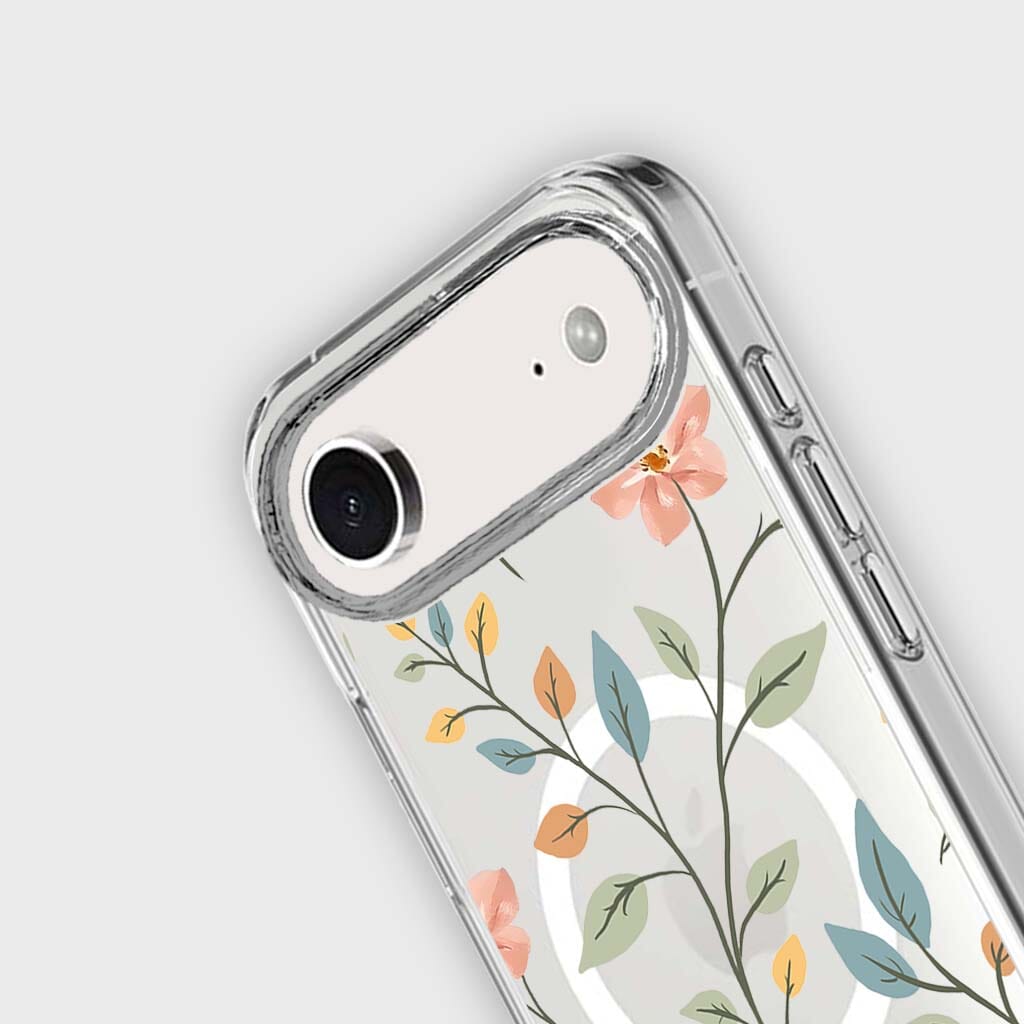 MagSafe iPhone 17 Air Easter Floral Clear Case