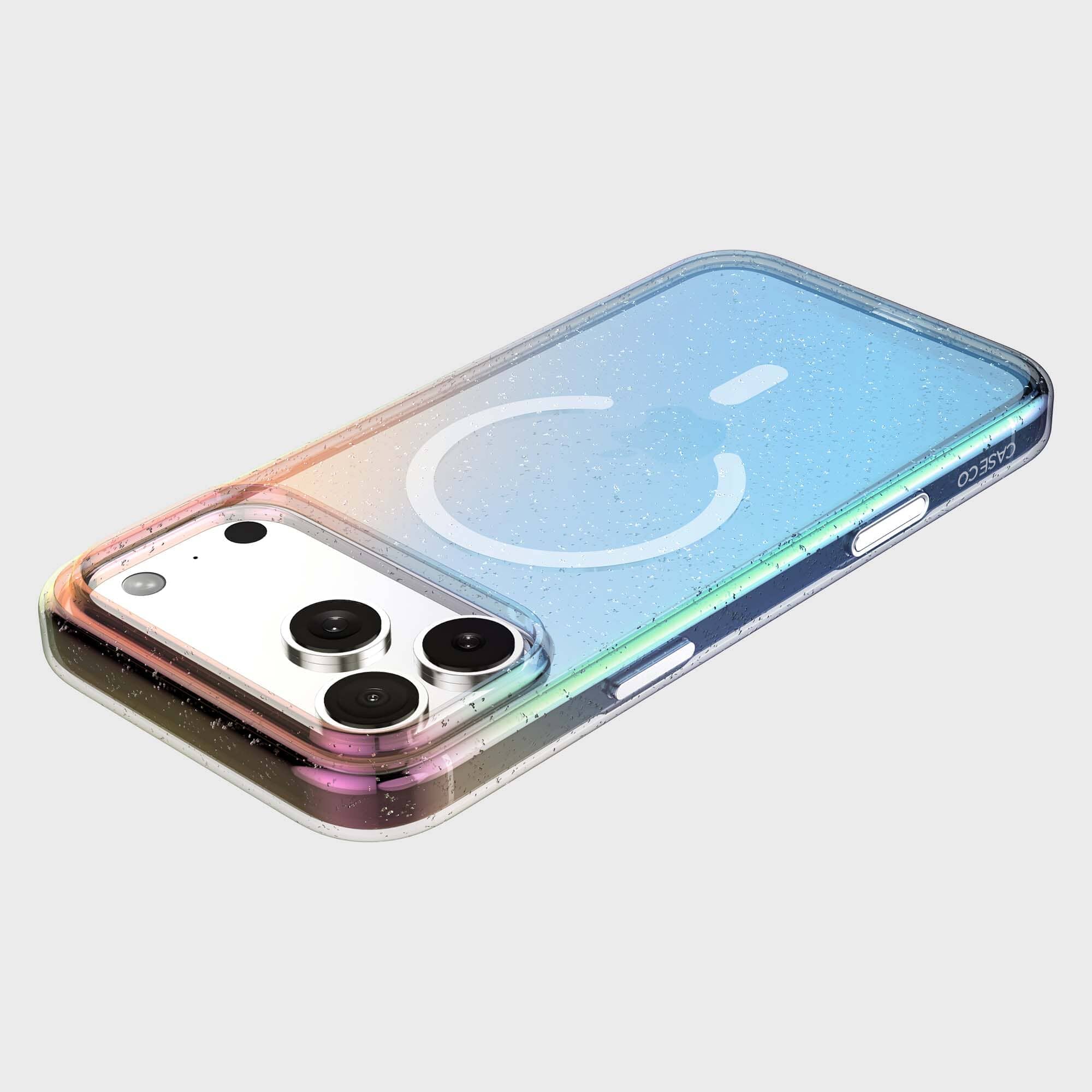 iPhone 17 Pro Max Anti-Yellow Glitter Clear Case with MagSafe