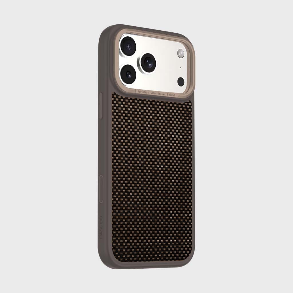 iPhone 17 Pro Max Aramid Fiber Weave Pattern Case