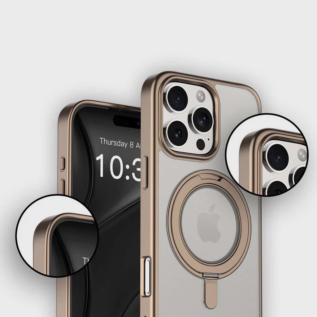 iPhone 16 Pro Frost Case with 360 MagSafe Kickstand