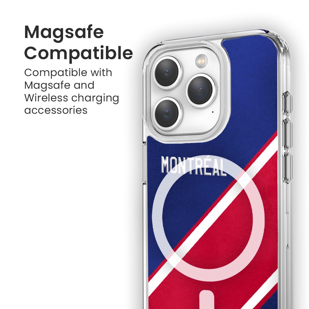 MagSafe iPhone 15 Pro Montreal Design Clear Case