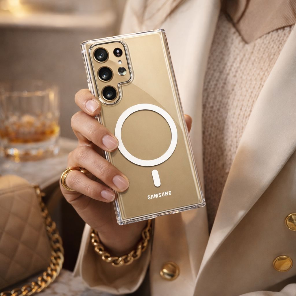 Samsung Galaxy S26 Ultra Clear Case with MagSafe