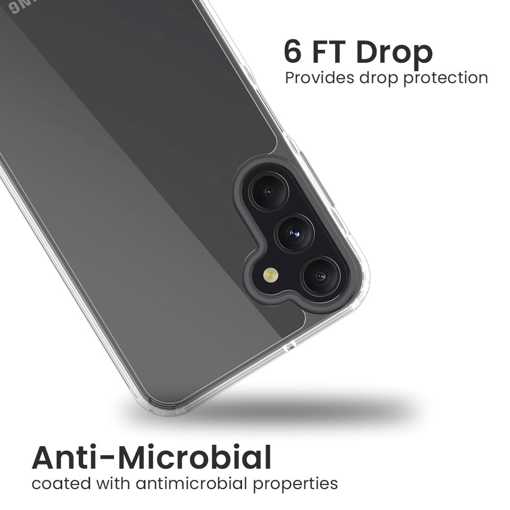 Antimicrobial Samsung Galaxy A14 Clear Case