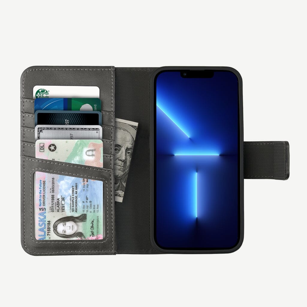 iPhone Stand and Wallet for MagSafe BLUE