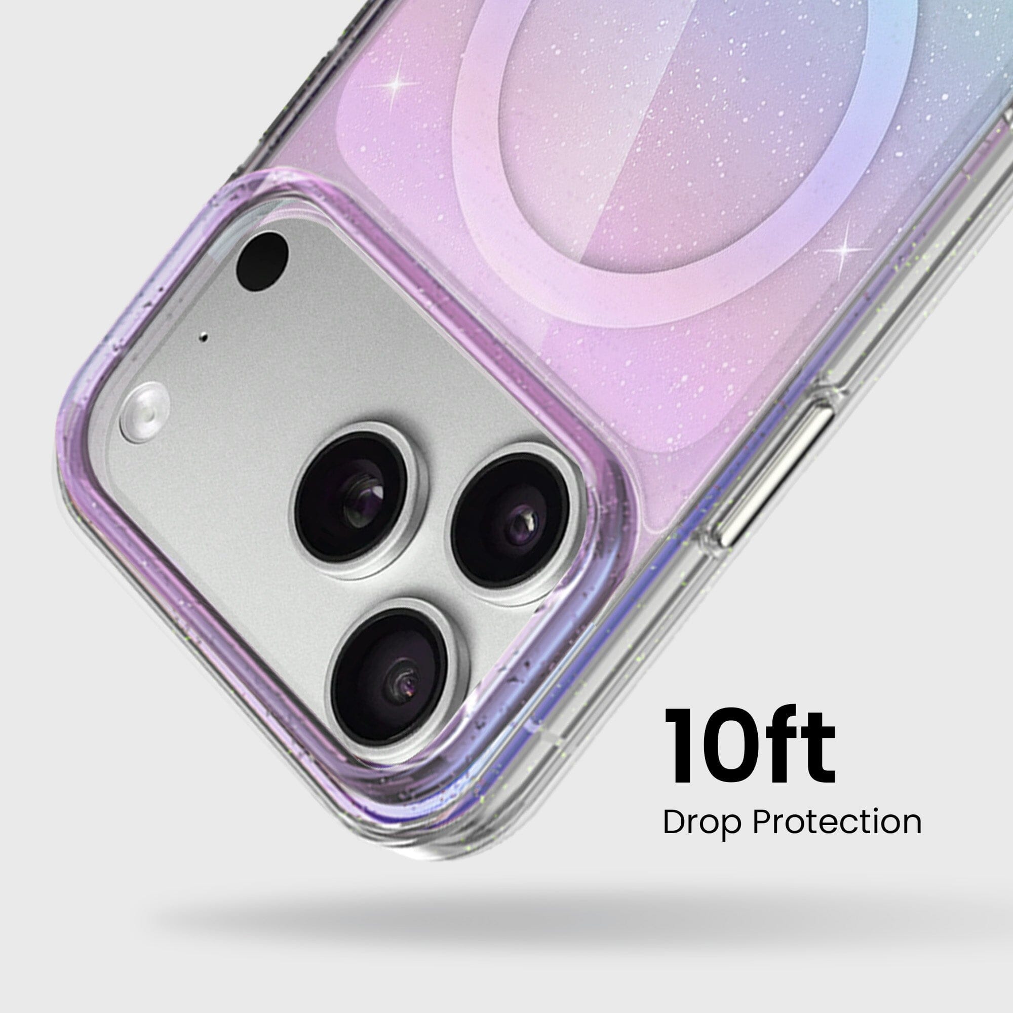 iPhone 17 Pro Max Iridescent Clear Case