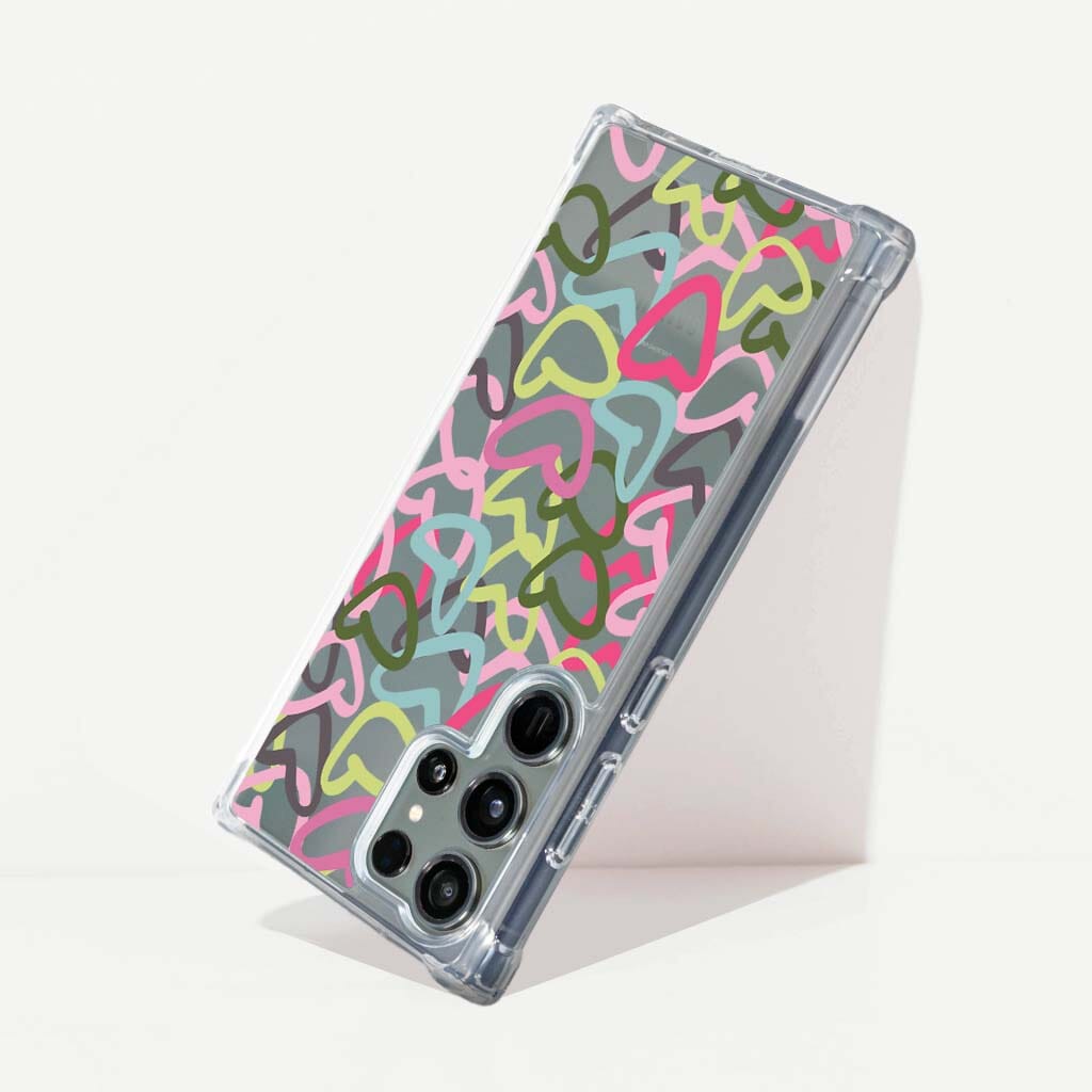 Samsung Galaxy S24 Ultra Clear Case - Graffiti Design