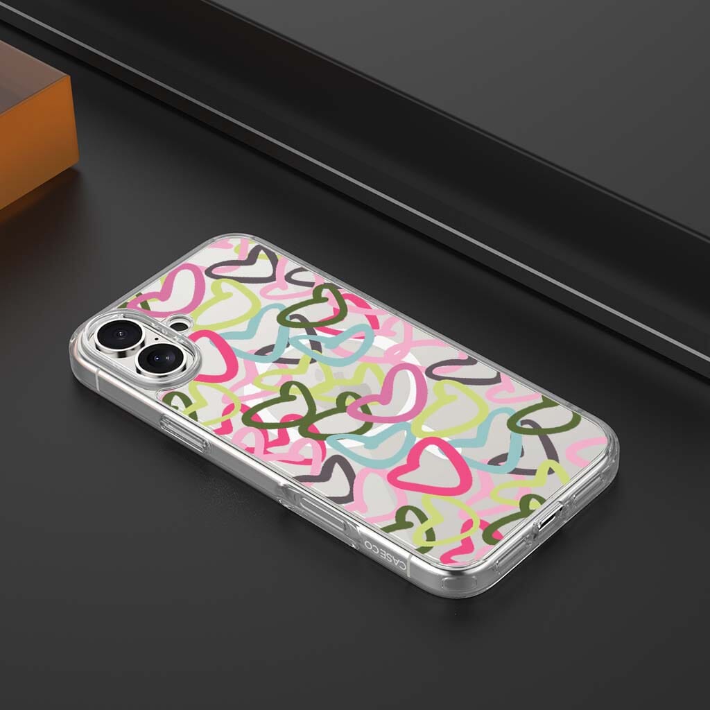 iPhone 16 Clear Case - Graffiti Design