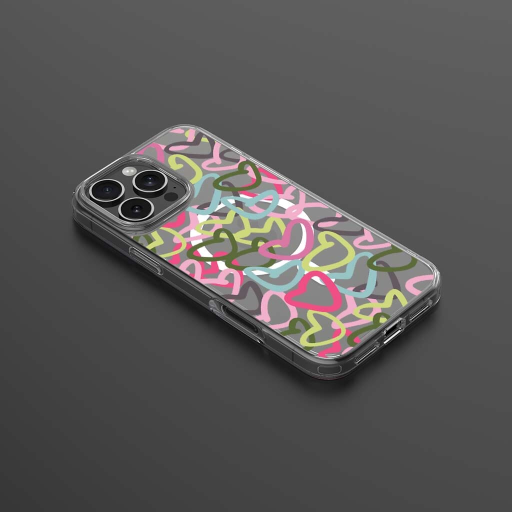 iPhone 16 Pro Clear Case - Graffiti Design