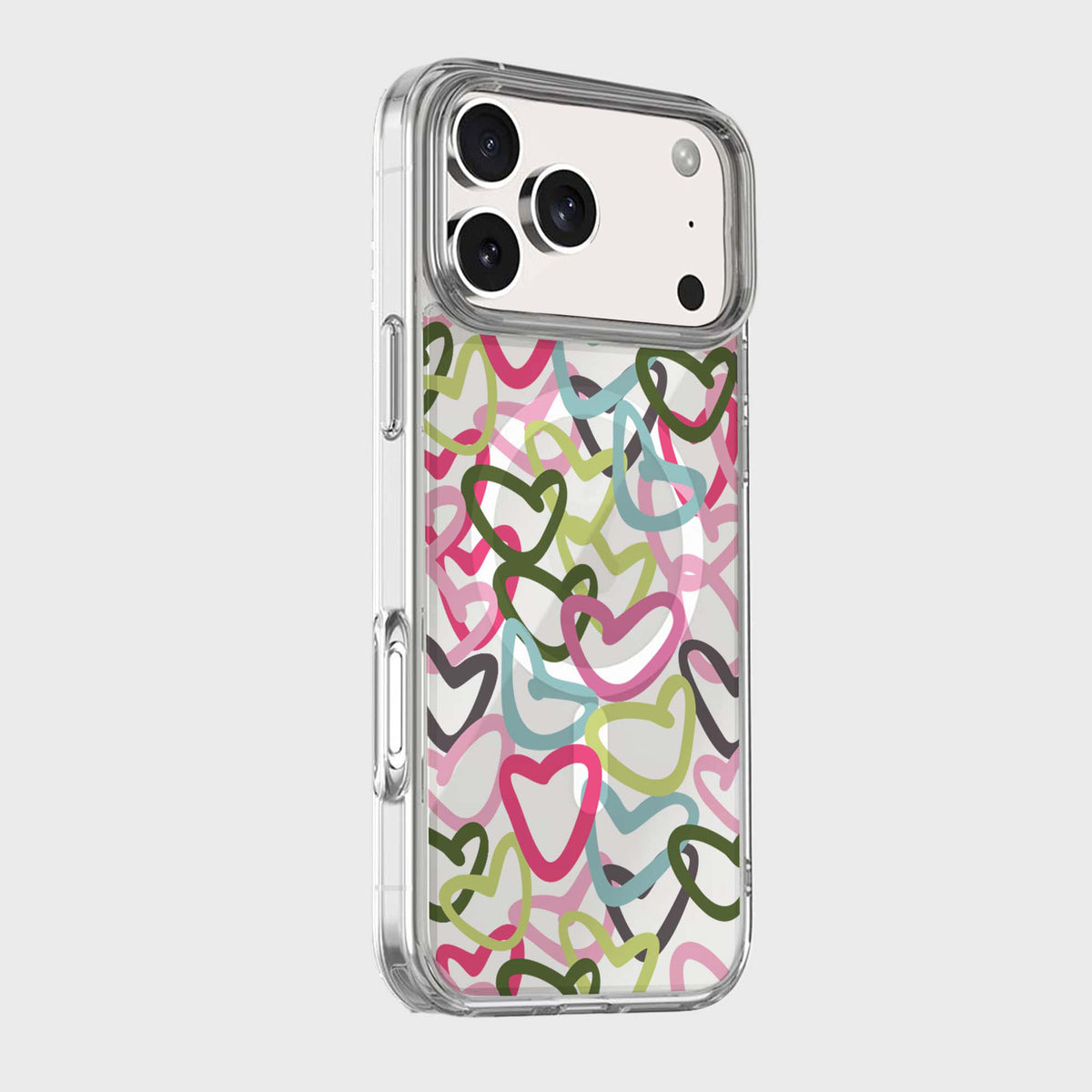 iPhone 18 Pro Max Clear Case – Graffiti Design