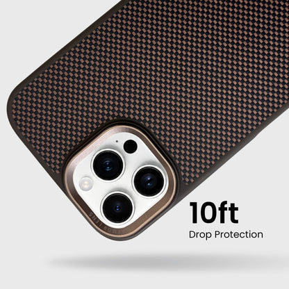 iPhone 16 Pro Max Aramid Fiber Weave Pattern Case