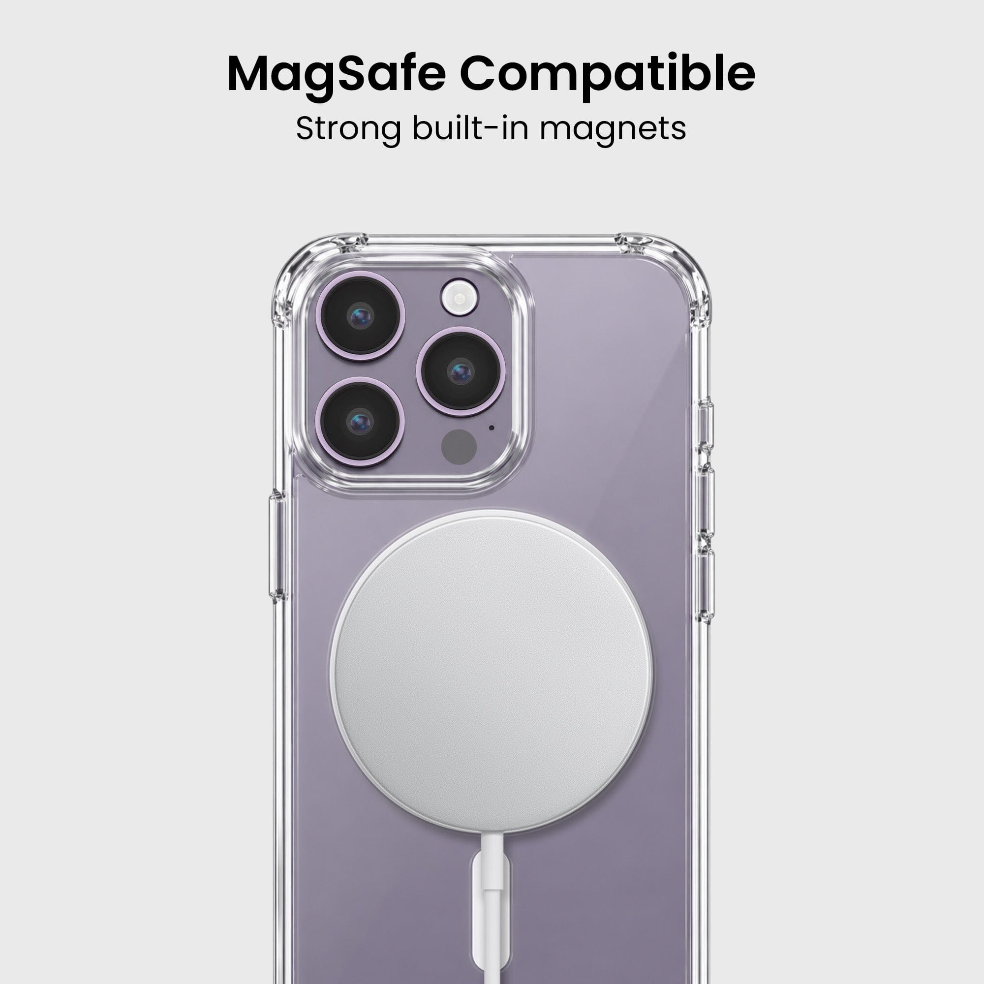iPhone 14 Pro Max Clear Case with MagSafe – 10‑Ft Drop, Anti
