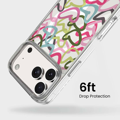 iPhone 18 Pro Max Clear Case – Graffiti Design