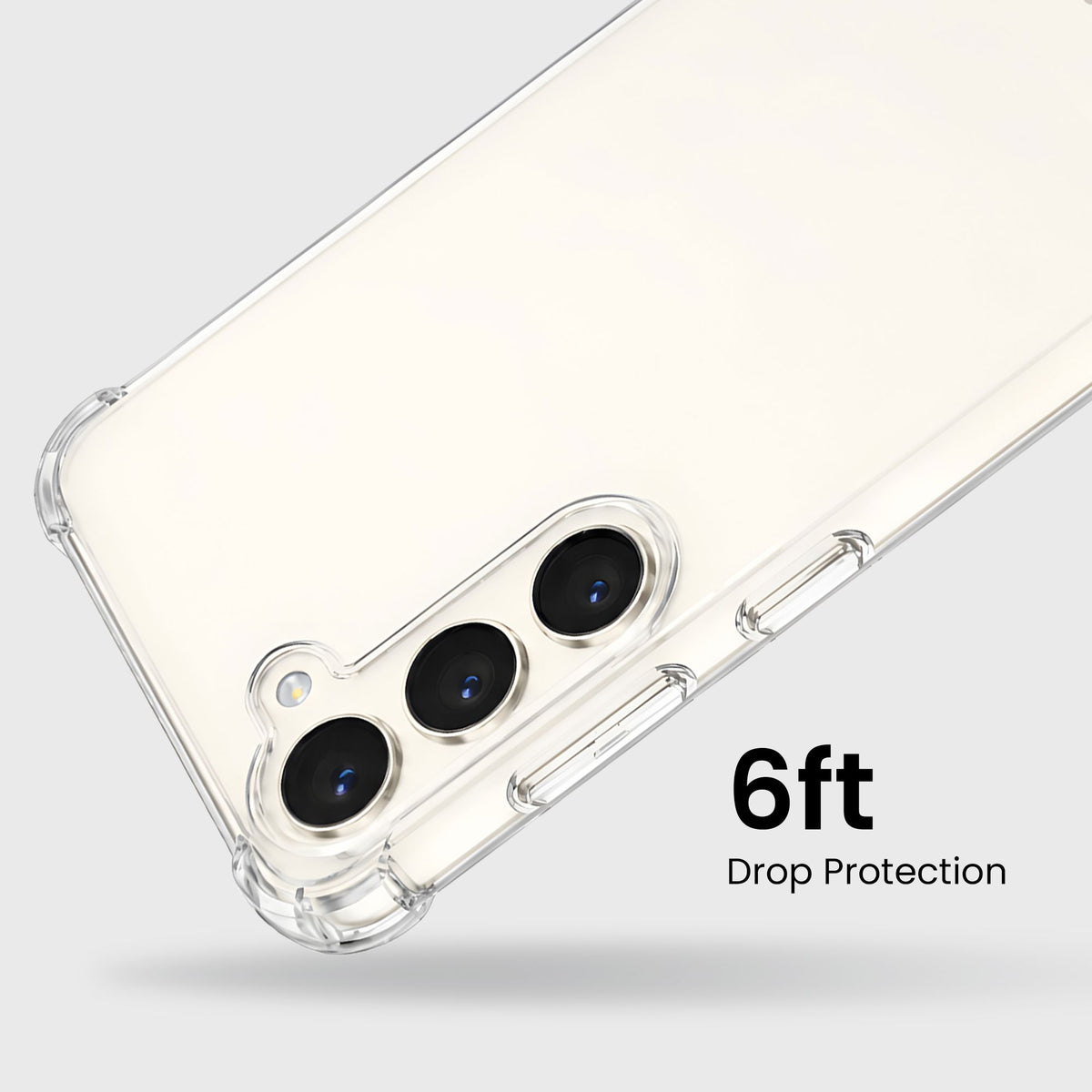 Antimicrobial Samsung Galaxy S23 Plus Clear Case
