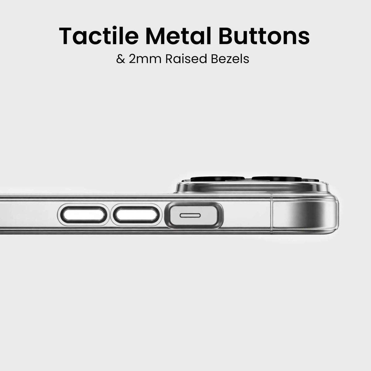 iPhone 18 Pro Max Gold Hearts Clear Case with MagSafe