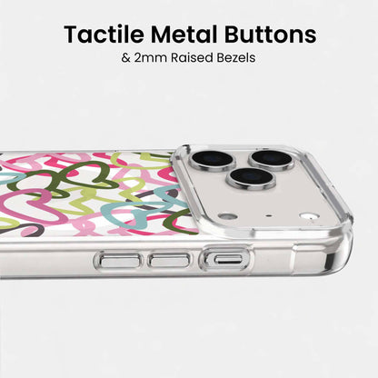iPhone 18 Pro Max Clear Case – Graffiti Design