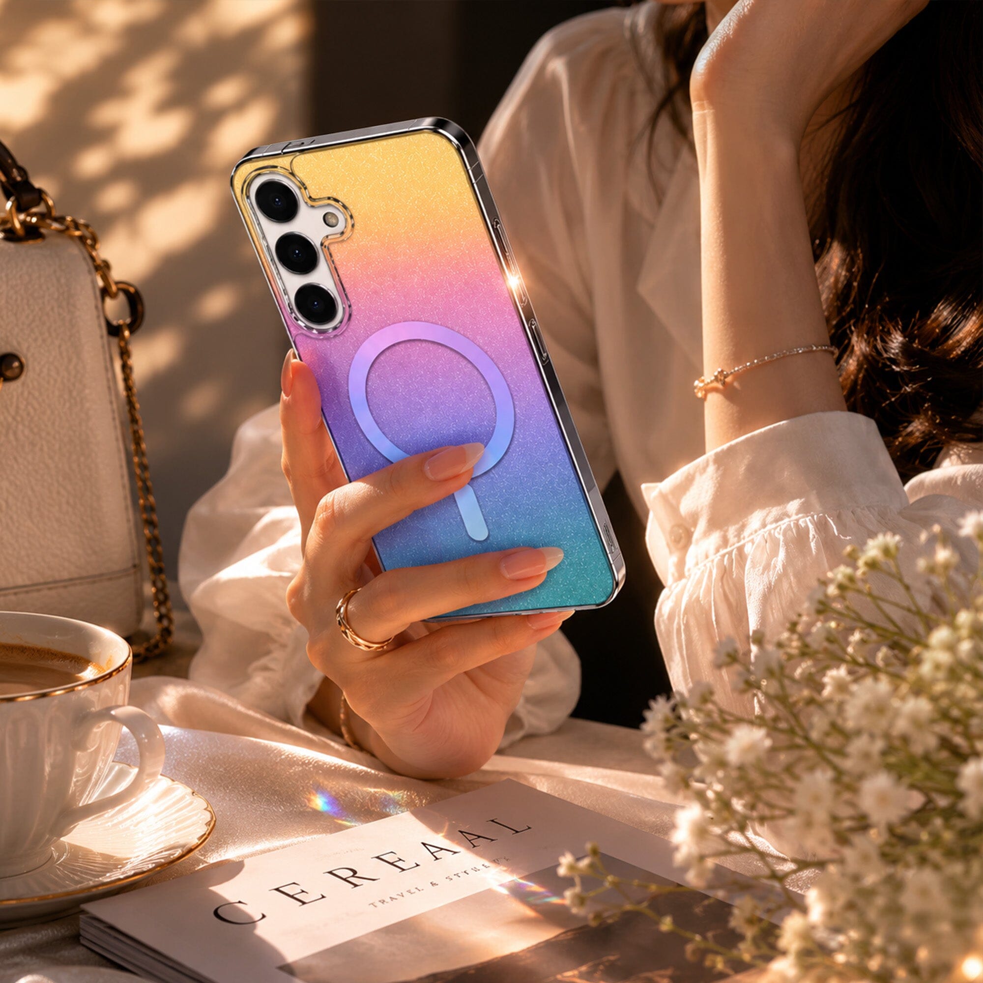 Samsung Galaxy S26 Iridescent Clear Case