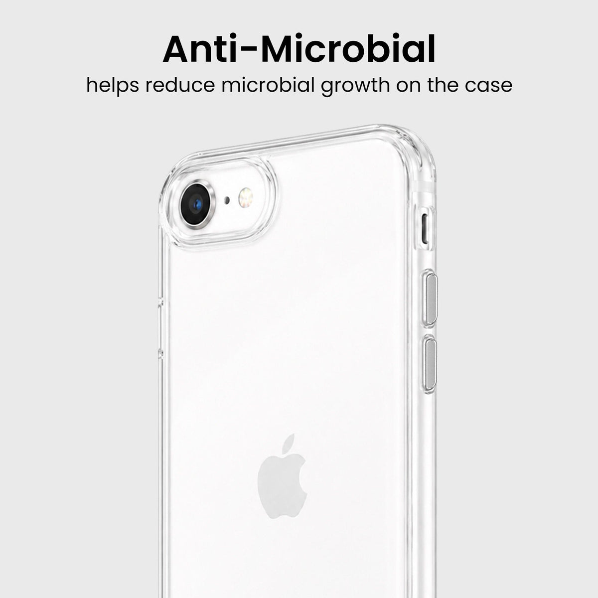 Antimicrobial iPhone SE Clear Case