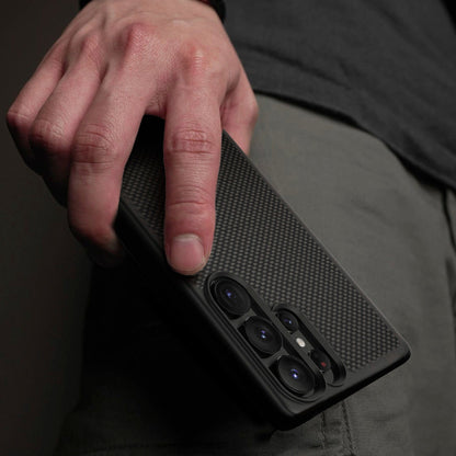 Samsung Galaxy S26 Ultra Aramid Fiber Weave Military-Grade Protective Case