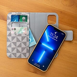 iPhone 13 Mini Folio Wallet Case with MagSafe - Park Ave