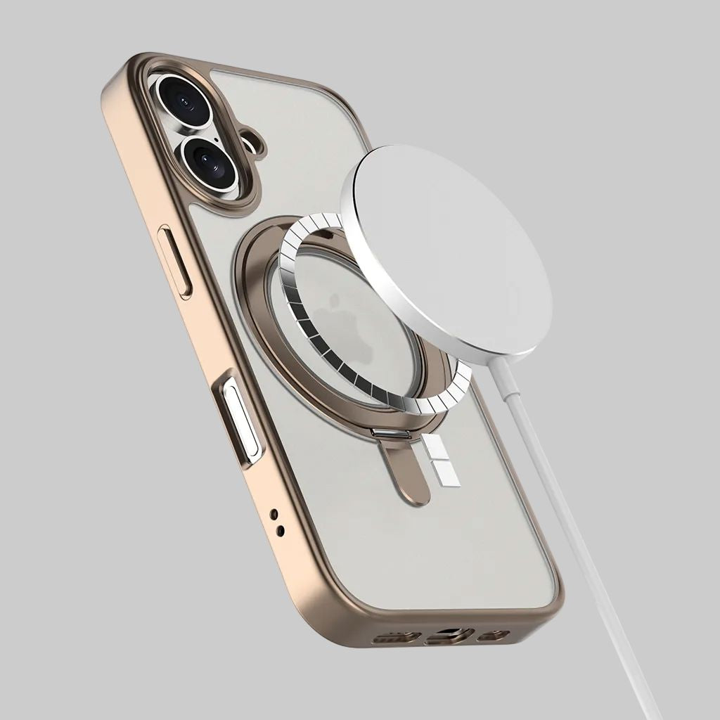 iPhone 16 Frost Case with 360 MagSafe Kickstand
