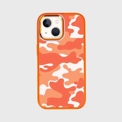 MagSafe iPhone 14 Orange Camo Case