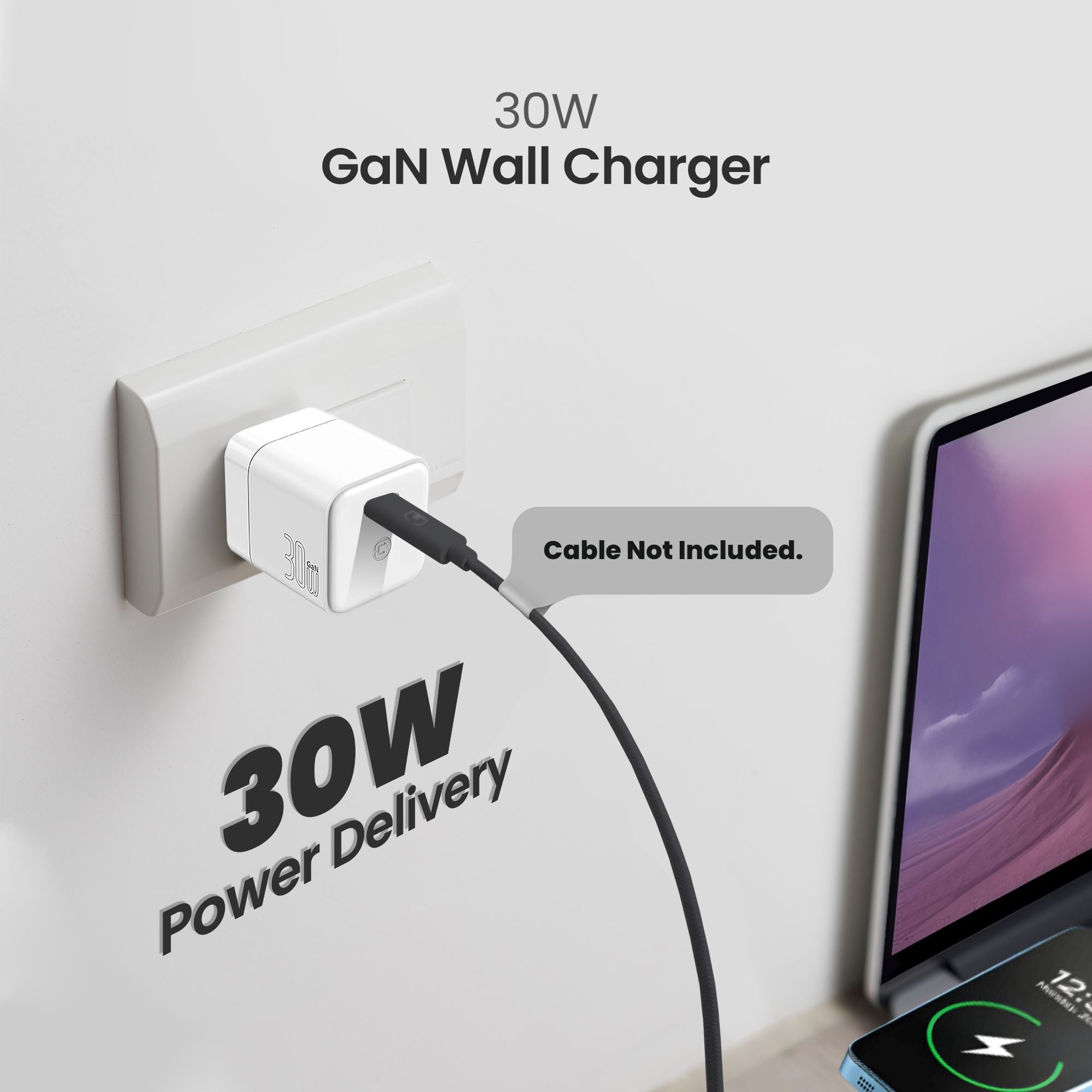 GaN 30W Wall Charger