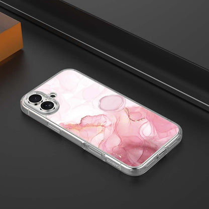 iPhone 16 Case With MagSafe - Pink Marble