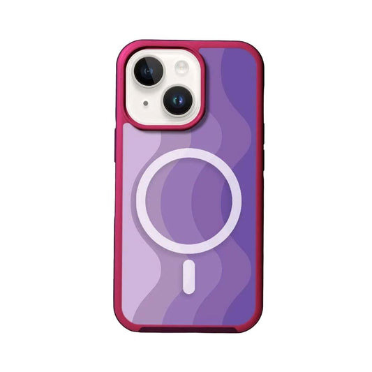 MagSafe iPhone 14 Purple Wave Case